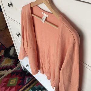 H&M Basic Coral Cardigan